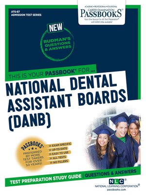 cover image of NATIONAL DENTAL ASSISTANT BOARDS (DANB)